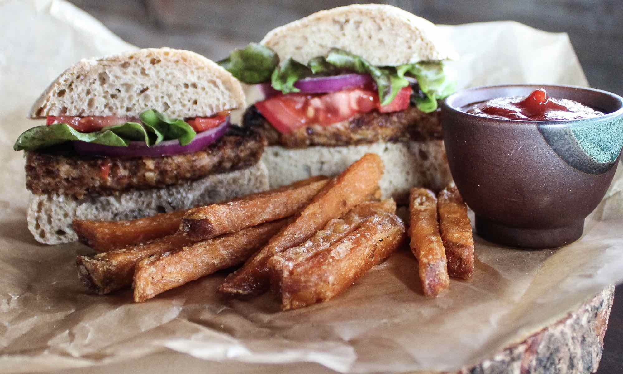 Alkaline Plant-Based Burger Recipe
