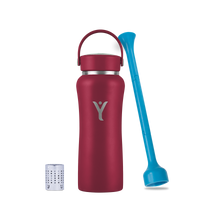 f-img, 25 oz DYLN Bottle Alkaline Water,color: Crimson Red