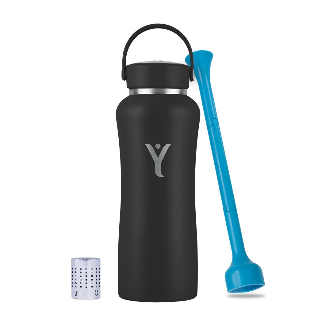 f-img, 32 oz DYLN Bottle Alkaline Water,color: Black